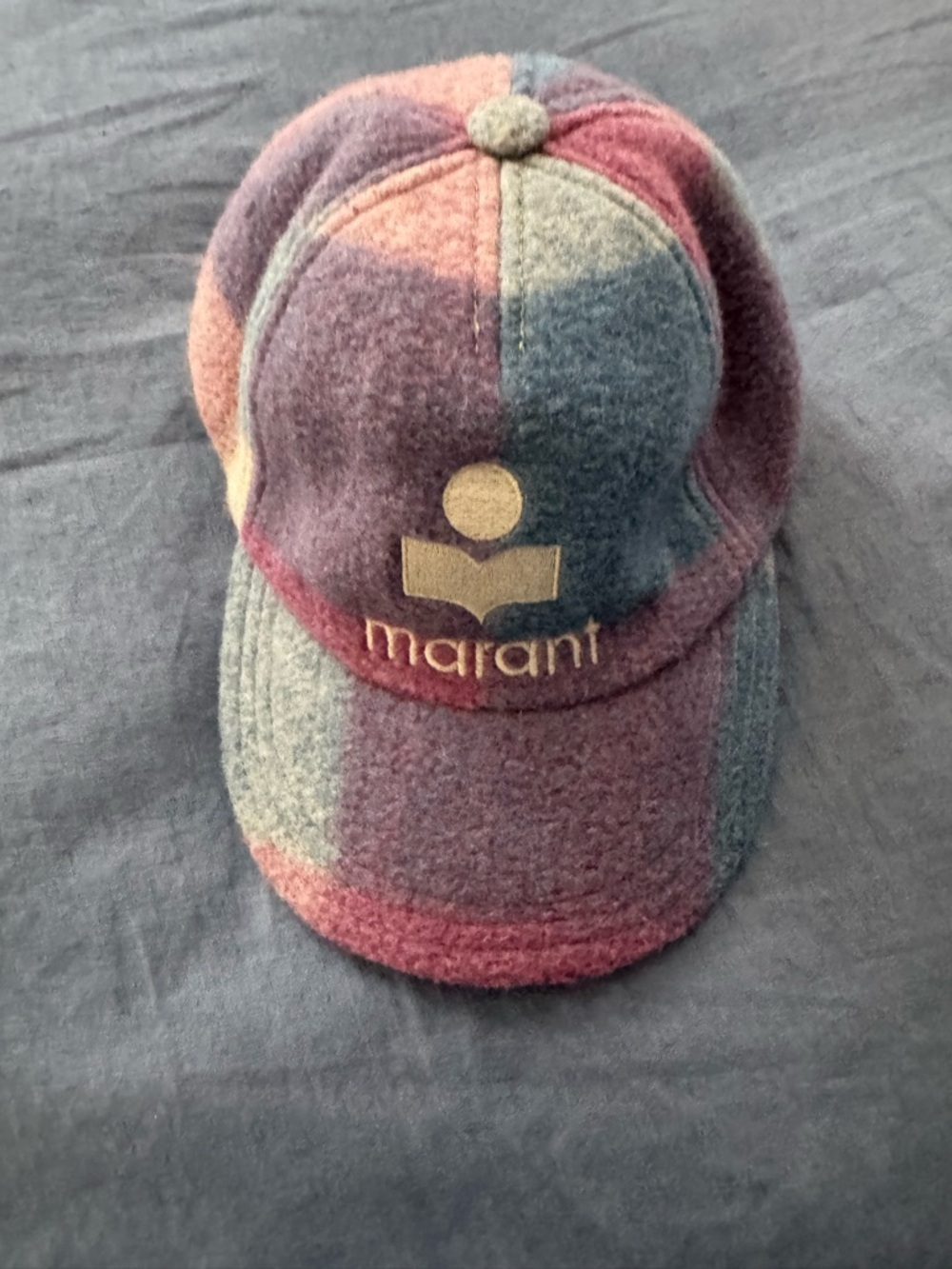 Isabel Marant Multicolor Wool Baseball Cap